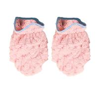 Rdxanc Efficient Soft Corals Fleece Pet Bath Gloves Highly Absorbent Quick Dry Towel Home Essential Soft Absorbent Drying Towel for Pet