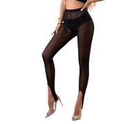 Rdxanc Girls Women Stirrups Tights Sheer Silk Stockings Control Top Pantyhose Soft Dance Tights for Ballet,Gymnastics,School