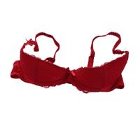 Rdxanc Lace Bra Women's Lingerie Underwire 1/4 Cup Push Up Brassiere Hot Bra Underwear Bare Expose Breast Underwire Brassiere