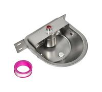 Rdxanc Livestock Automatic Drinking Cups Dispenser for Piglets Donkey Stainless Steel Stainless Steel Waterer