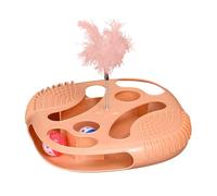 Rdxanc Participatory Plaything Featuring Puzzle & Spring Attachments for Intellectual Growth, Alone Fun, Strong Polystyrene Polystyrene Puss Toy Colorful Puss Toy