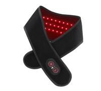 Rdxanc Red Light Heating Neck Massager With Adjustable Heat 3 Vibrations Levels For Relief And Muscle Relaxation Winter U