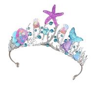 Rdxanc Sea Wind Styling Sea Princess Headwear Alloy Hair Accessory For Weddings Parties Photography