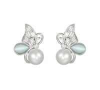 Rdxanc Secure Earphone Charms Butterfly Design Zircon Stones for Freeclip1or 2 Earbuds Ear Clip Customization and Elegant Touch Headphone Accessory