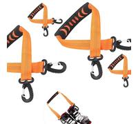 Rdxanc Set of 4 Heavy Type Ski Boot Straps Polyester Texture Suitable for Secure Attachments of Ski Gear in Severe Conditions Storage Straps