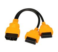 Rdxanc Splitter Y Cable Male Splitter to 2 Female Extension Cable 30cm/12inch Car OBDII Splitter Extension Cable
