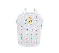 Rdxanc Spring Hot Day Dog Suspender Vest with Flower Print Decors Outdoor Walking Dogs Breathable Vest Comfortable