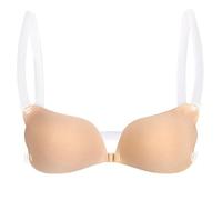 Rdxanc Sticky Backless Push up Bras Strapless Adhesive Bra Reusable Silicone Bra Invisible Lifting Adhesive Bra for Womens