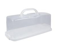 Rdxanc Transparency Bread Storage Container With Handle For Cake Slices Toasts And Bakery Items Sealed Lid Kitchen Organiser