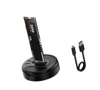 Rdxanc Type C 10Gbps NVMe Enclosure Hard Drive Disk Box Enclosure Case Replacement for 2230 2242 2260 2280 Heat Dissipation Enclosure