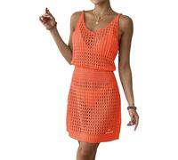 Rdxanc Women's Beach Dress Cover Up with V Neck and Cut Out Design Quick Drying Polyester Fabric for Pool Parties Quick Dry