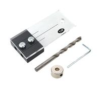 Rdxanc Woodworking Hole Locator and Drill GuideKit Pocket Hole Jig with Acrylic Faces for Quick and Accurate Drilling Carpe