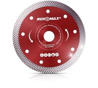 RDXMAX ® 115 x 1.4 mm Diamond Cutting Discs for Angle Grinder - Super Thin Fast, Clean Cut on Porcelain, Granite, Marble, Concrete, Tiles, Bricks & Ceramics- 4.5" Wheel - Size 115 x 1.4 x 22.23mm