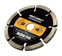 RDXMAX 115mm Diamond Cutting Disc- 6mm Thick High Performance Diamond Coated Disc for Mortar Removal, Brick, Stone Raking & Tiling - Durable & Long-Lasting Mortar Rake Disc- 115 x 6 x 7 x 22.23 mm