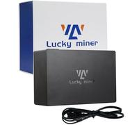 RDYMONKEY Bitcoins Miner 4,5TH/S Solo Miner LV08 Upgrade Asic Chip SHA-256 BTC Lottery Crypto Miner 4500GH/S Lucky Miner 2.4G WiFi, 120 watt bitcoins mining machine (Lucky Miner LV08)
