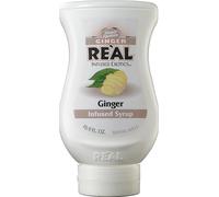 Re’al Syrup | Ginger Puree Infused Fruit Syrup | Made with Real Ginger | 500ml |Natural Ingredients| Cocktails, Baking, Smoothies, Mixing Drinks, Desserts, Cooking