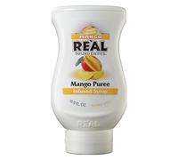 RE'AL Syrups Mango Puree Infused Fruit Syrup, Great for Cocktails, Cooking, Baking and Desserts, 500ml