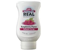 RE'AL Syrups Raspberry Puree Infused Fruit Syrup, Great for Cocktails, Cooking, Baking and Desserts, 500ml