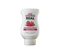 Re’al Syrup | Strawberry Puree Infused Fruit Syrup | Made with Real Fruit | 500ml |Natural Ingredients| Cocktails, Baking, Smoothies, Mixing Drinks, Desserts
