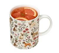 Re Coffee Mug with Portable Design, Mug with Ergonomic Handle for Hot and Cold Drinks, Mug with the Print of a French Bulldog for Tea | for Milk, Water, Juice, Latte, Tea