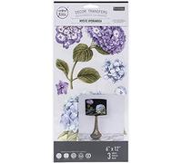 Re-Design by Prima Decor Transfers 6" x 12" Mystic Hydrangea