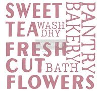 Re-Design with Prima Decor Clear Stamps 12x12 Inch Inspired Words
