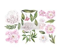 Re-Design with Prima Decor Transfers Morning Peonies