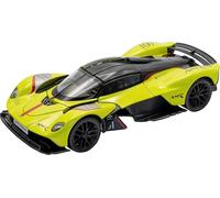 RE-EL TOYS | Aston Martin Valkyrie 1:32 Officially Licensed Door and Trunk Openable, Moving Backload Mechanism, Display Box (Yellow)