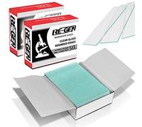 RE-GEN - 100 Piece, 2 Boxes Ultra Clear Grounded Round Frosted Edge Microscope Glass Slides | Size 25.4mm x 76.2mm