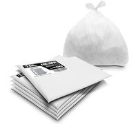 RE-GEN 10L White Small Kitchen, Bathroom Pedal Bin Liners Refuse Sacks (5 Pack, 500 Bags) Everyday, Office & Home Use | Premium Grade Rubbish Garbage Bags 279/430 x 457mm