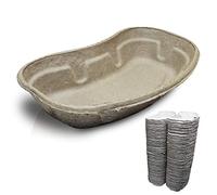 RE-GEN 200 Pack Pulp Disposable Kidney Dish Bowl 700ml | Made from Recycled Materials | Ideal for Holding a Wide Array of Medical Instruments