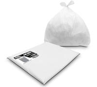 RE-GEN 45L Heavy Duty Medium Kitchen, Bathroom Swing Bin Liners White Refuse Sacks (1 Pack, 100 Bags) Everyday, Office & Home Use | Premium Grade Rubbish Garbage Bags 330/575 x 740mm