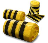 RE-GEN Biohazard Clinical Waste Disposal Tiger Stripe Sacks Bags (2 Rolls, 100 Individual Bags) Size 43x66cm, 20Litre