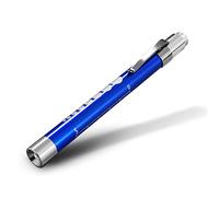 RE-GEN Doctors Nurses Reusable Aluminium LED Pen Light Diagnostics Inspection Penlight Pocket Torch Flashlight (1, Blue)