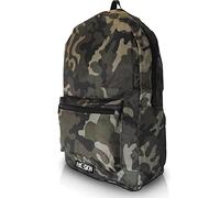 RE-GEN Foldaway Packaway Easy Store Foldable Pocket Size School Walking Backpack Ruck Sack Bag (Jungle Camo)