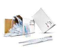 RE-GEN Plastic Transfer Pipettes - Size 3ml | Clear Transparent Graduated Liquid Measuring Transferring Oil Eye Dropper Pipette Tool (1000)