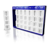 RE-GEN Premium XL Plus Morn-Bed Large Volume Storage Capacity Weekly Pill Organizer Storage Holder Box Tray