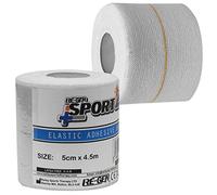 RE-GEN Sport Elastic Adhesive Bandage EAB Strapping Tape - Size 5cm x 4.5m - Ideal for Medium Joints, Ankle Wrist Elbow, Rugby, Football - 6 Rolls