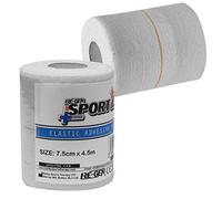 RE-GEN Sport Elastic Adhesive Bandage EAB Strapping Tape - Size 7.5cm x 4.5m - Ideal for Medium/Large Joints, Ankle, Wrist, Elbow, Knee, Shoulder, Rugby, Football - 2 Rolls