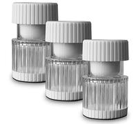 RE-GEN Triple Pack Pill Crusher Medication Grinder Breaker Grinding Tool with Lower Storage Deposit Compartment