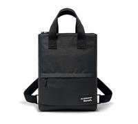 Re-Generation Bench Unisex Canvas Tote Bag - Eco-Friendly Black with Laptop Compartment - Stylish Plain for Men & Women - 27.5x38cm