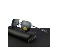 (RE-gun-gray, Size 58mm) American Army Military Pilot RANDOLPH RE Sunglasses Glass
