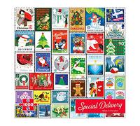 Re-Marks 1000-Piece Christmas Puzzle, Collage Puzzle for All Ages, Vintage-inspired, Cardboard, Jigsaw, 26.75 x 19.25 inches