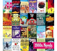 Re-marks 1980s Novels Collage Puzzle, 1,000-Piece Literary Jigsaw Puzzle for All Ages