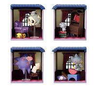 Re-Ment Midnight Mysterious Mansion Compatible With Pokemon (Official of Japan) Figures, Box (Set of 4 Figures), Diorama, PVC