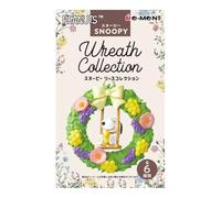 Re-Ment Peanuts Festive Wreath Miniature Collectible - Holiday-Themed Mini Decor Ornament - Random Design - Japanese Import Figurine