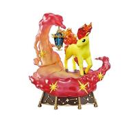 Re-Ment Pokemon Starrium Collection, Miniature Display Diorama Figures, Collectible Character Set with Pikachu, Cleffa, Multiple Colors, 3 Inch Height (Ponyta)