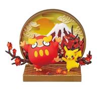 Re-Ment Pokemon Wanomado Collection Miniature Decorative Figure (Darumaka & Pikachu)