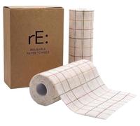rE: Reusable Paper Towels - Eco-Friendly Washable Paper Towel Alternative - Plant-Based Viscose Rayon, Biodegradable, Ultra-Absorbent, Fast-Drying - Replaces 10+ Standard Rolls