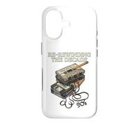 Re-Rewinding The Decade 90s Cassette Tape Floppy Disk Case for iPhone 17